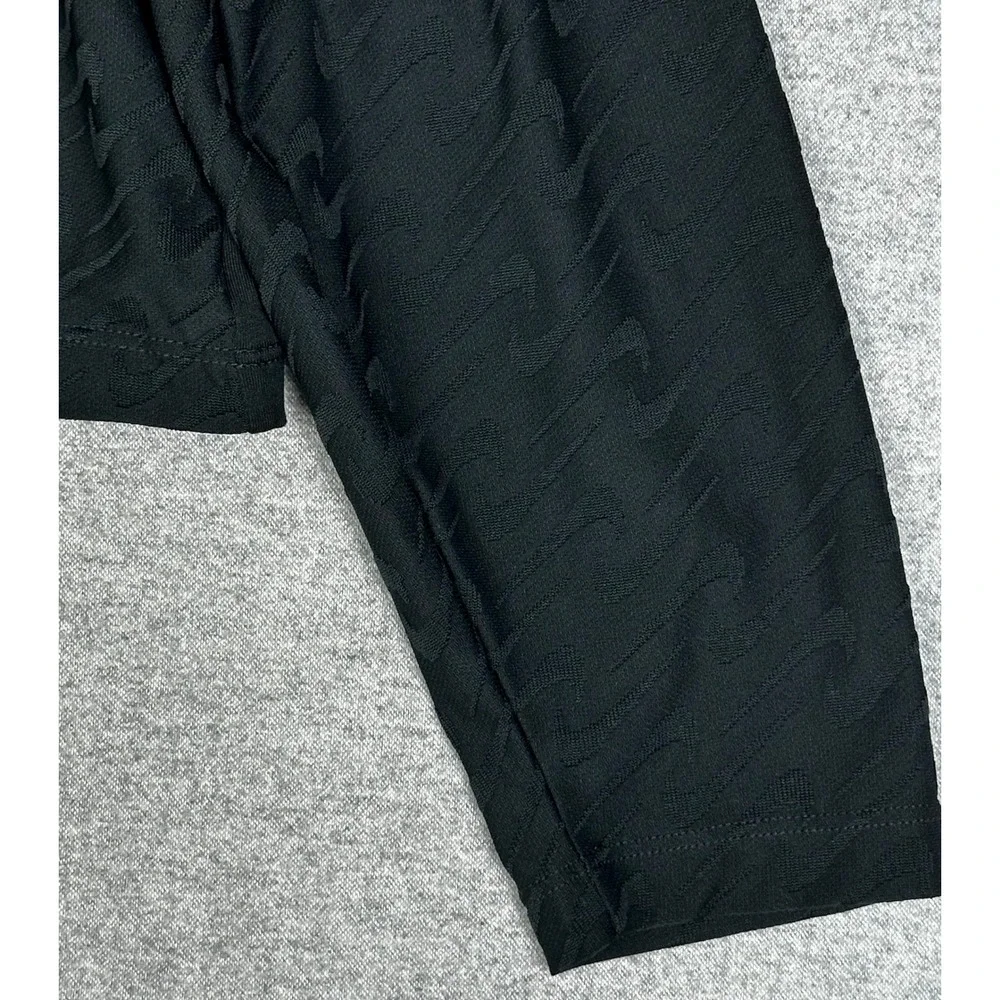 Nike Icon Clash Mock Neck Long-Sleeve Top Plus 2X Embossed All Over Swoosh